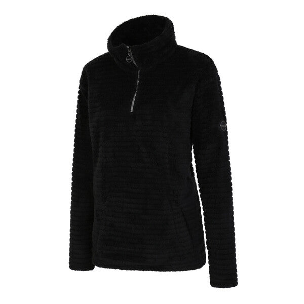 Black fluffy fleece jacket best sale