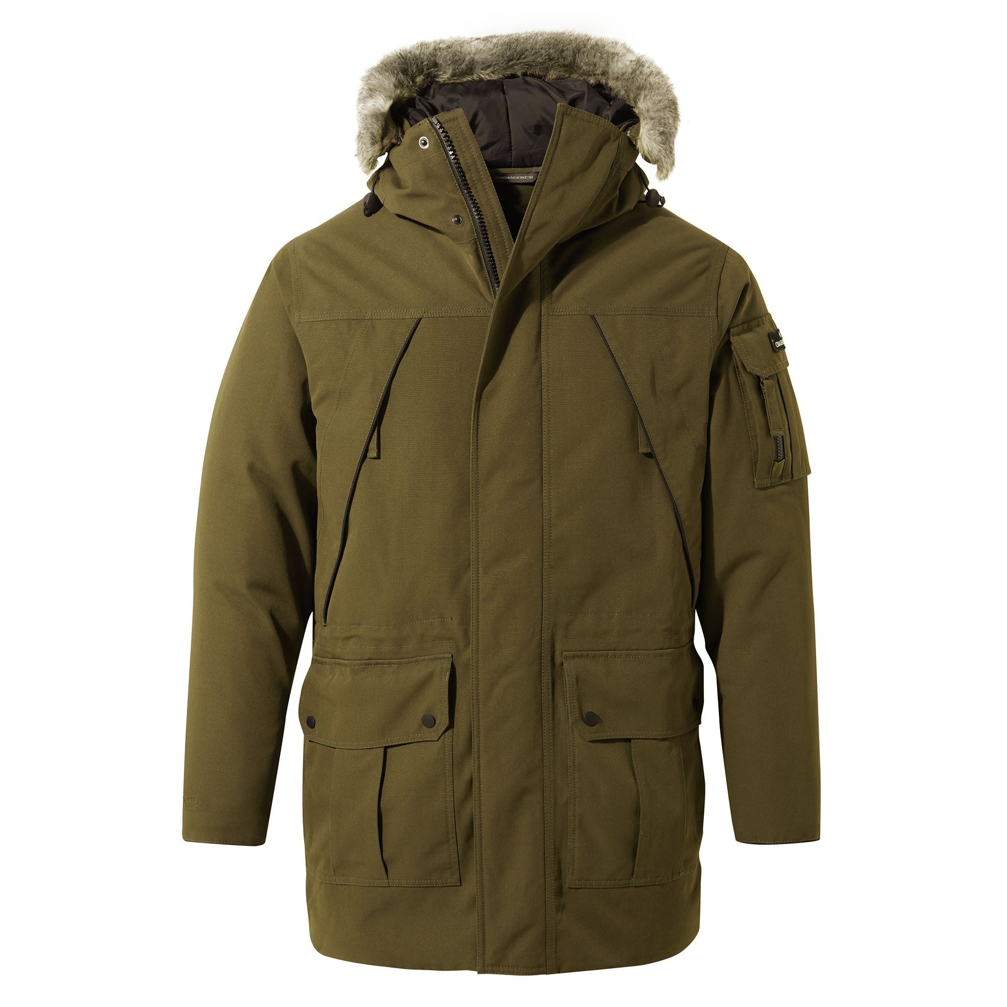 Craghoppers Men's Bishorn Heavy Weight Winter Parka Woodland Green ...